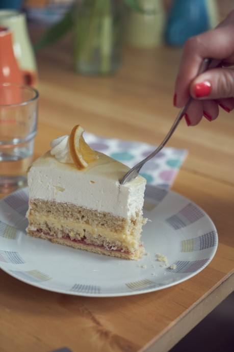 Rezept: Vegane Zitronen-Sahne-Torte • Herr Johann
