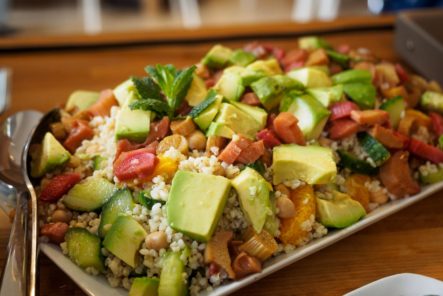 Fruchtiger Graupensalat